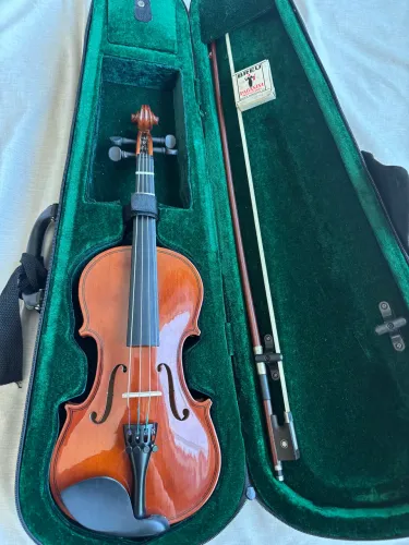 Violino Parrot com estojo, arco e breu - ideal para iniciante