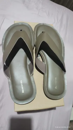 Chinelo Reserva em Couro.