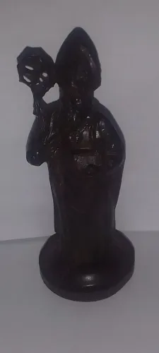 Bispo de jogo cor marrom 8.5 cm altura