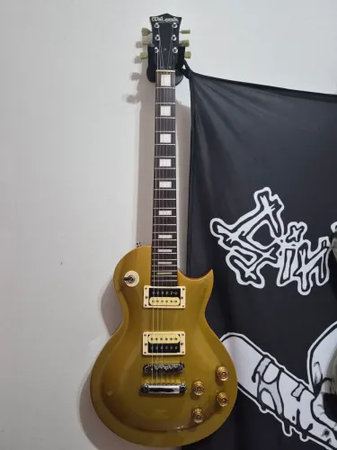Guitarra walkzac les paul gold top