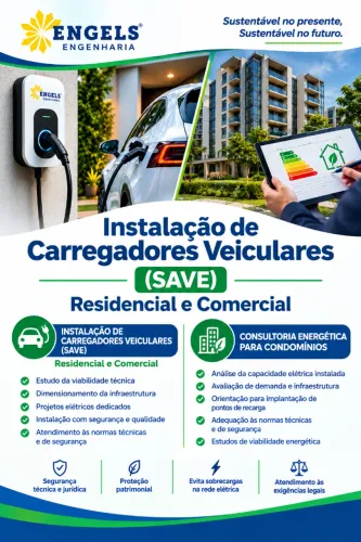 Instalação Profissional de Carregadores Veiculares - SAVE