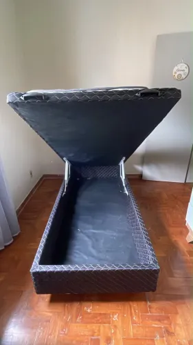 Cama baú solteiro + colchão