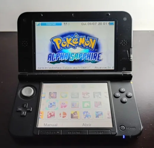 Nintendo 3DS XL Vermelho Desbloqueado com Jogos