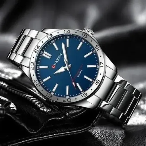Relógio masculino de quartz ultra fino resistente a água , entrega mundial