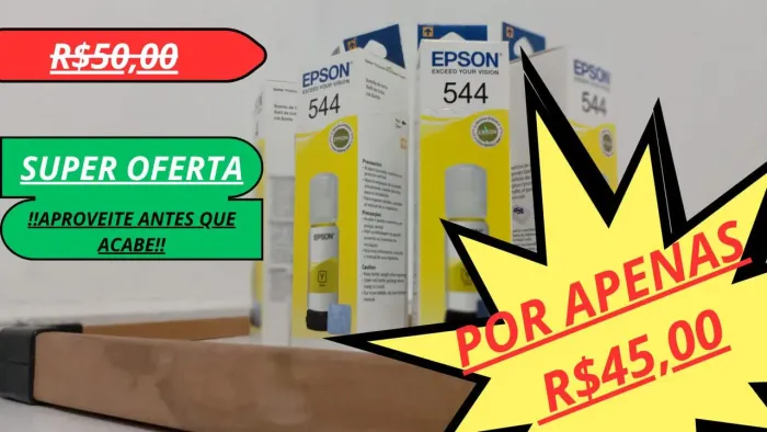 Refil de tinta Epson Yellow 544