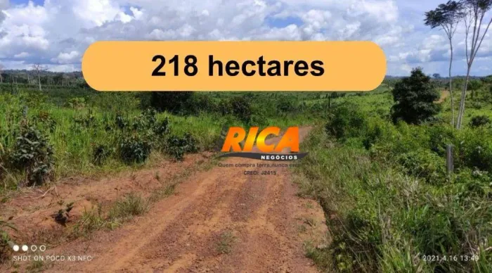 Vende-se Excelente Fazenda , com 218 hectares no município de Apuí/AM