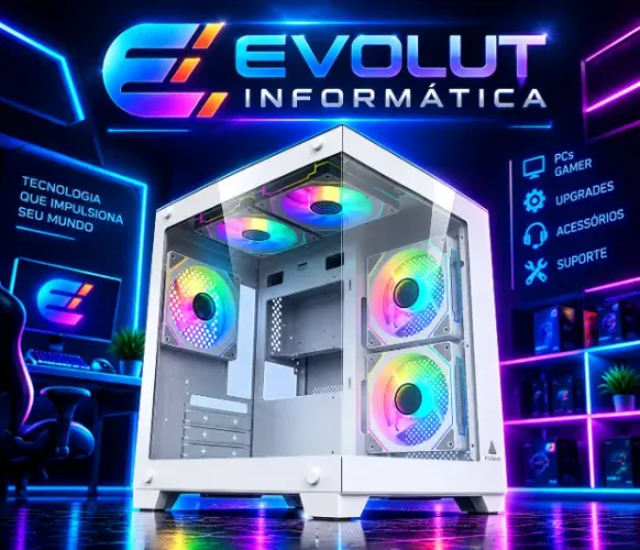 Gabinete Gamer Durin em vidro, novo, lacrado, com garantia!