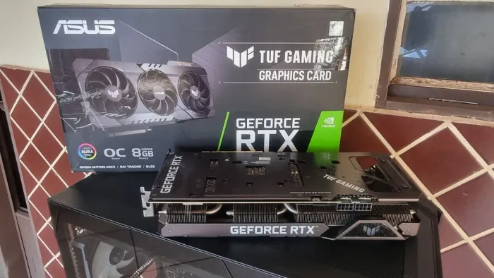 Placa de vídeo nvidia asus tuf gaming rtx 3070