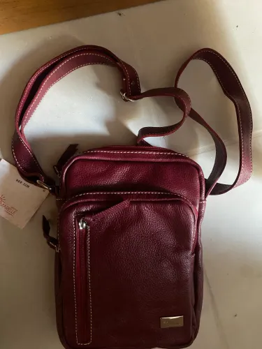 Bolsa transversal vinho