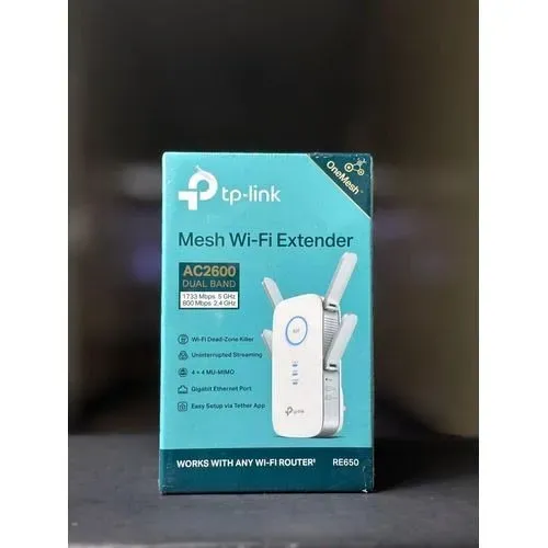 Repetidor Wi-Fi Tp-Link Re650 Ac2600 Dual Band Onemesh Novo