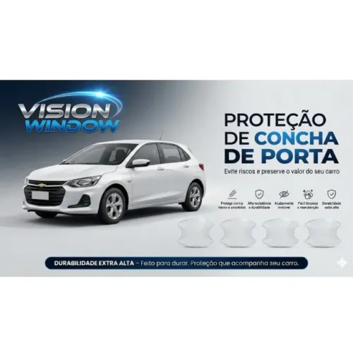 Vision Window Ppf 175 Micras Concha Portas Dianteiras e Traseiras