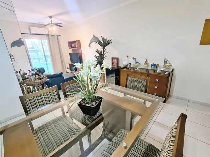Apartamento à venda na Aviação em Praia Grande com 2 dormitórios, 1 suíte, 79 m²