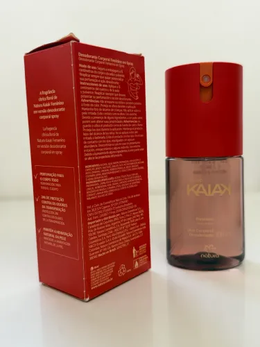 Deo corporal feminino Natura Kaiak desodorante em spray 100 mL novo