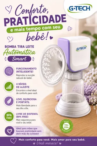 Bomba Tira Leite Automática G·TECH Smart