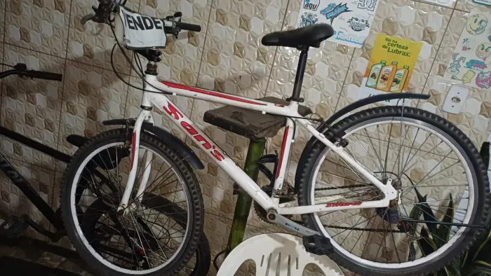 Bicicleta Mountain Bike San's Strong - Aro 26 - Ótimo Custo-Benefício