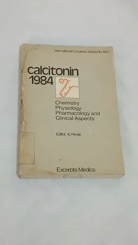 Livro Raro Calcitonin 1984 Excerpta Medica (Inglês)