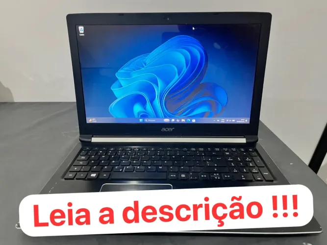 Notebook Acer 4 gb RAM 256 GB SSD Nvme e placa dedicada 