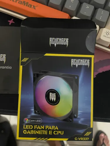 Fan Rgb Nova 80mm - Preço Negociável