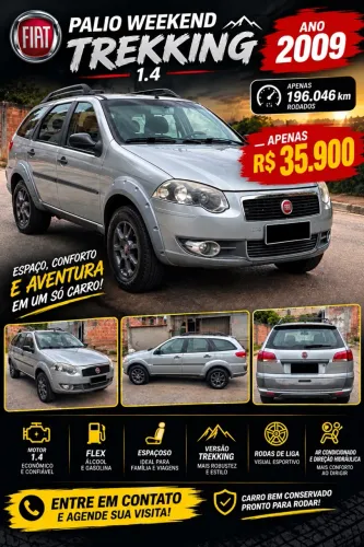Fiat Palio Weekend Trekking 1.4 Fire Flex 8V 2009