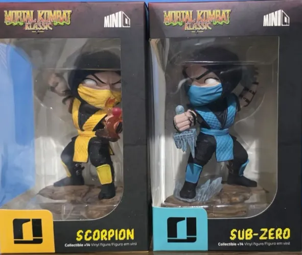 Minico Scorpion e Sub-Zero - Iron Studios 