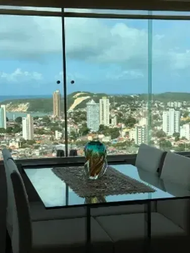 Apartamento Frente Mar | Vista Permanente para o Morro do Careca | Mobiliado R$ 3.800