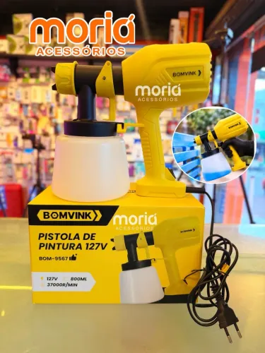 Pistola de Pintura Elétrica BOMVINK 127V 800ml -