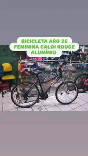 BICICLETA ARO 26 CALOI ROUGE ALUMÍNIO SEMINOVA