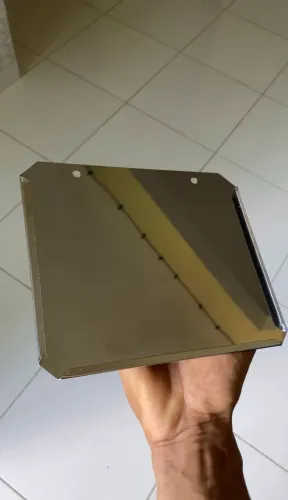 Suporte Proteção De Placa Inox Para Moto