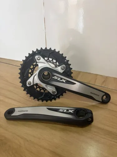 Pedivela Shimano SLX 38d/24d 175mm 2x10v Novo - Hollowtech