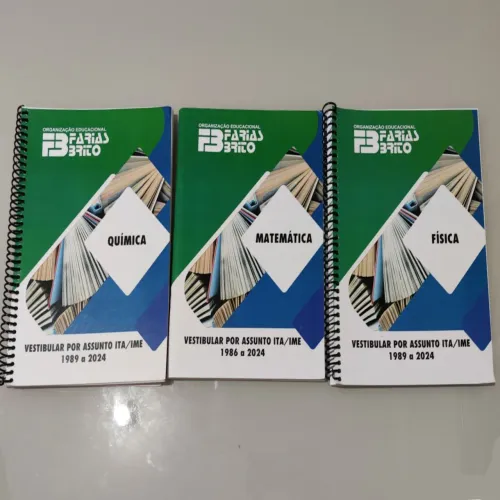Kit Apostilas Vestibular por Assunto ITA/IME FB Farias Brito