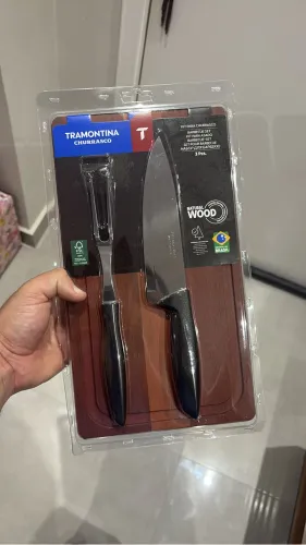 Kit Churrasco Tramontina Plenus 3 Peças