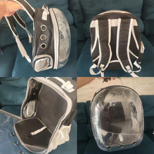 Mochila Transporte Pet Cães e Gatos até 6kg