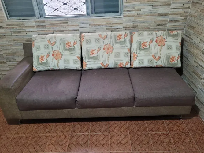 Sofa 3 lugares usado 200 reais 