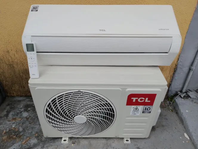 Ar condicionado TCE inverter 9 BTUs com instalação e material incluso 