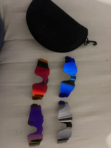 4 LENTES RADAR OAKLEY + ESTOJO PORTA LENTES
