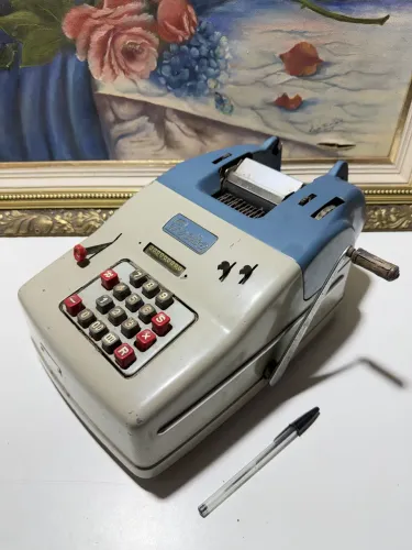 Calculadora antiga para decoração