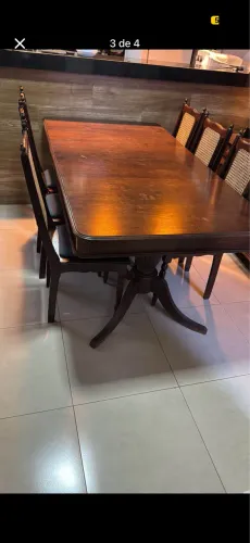 Mesa madeira rústica 
