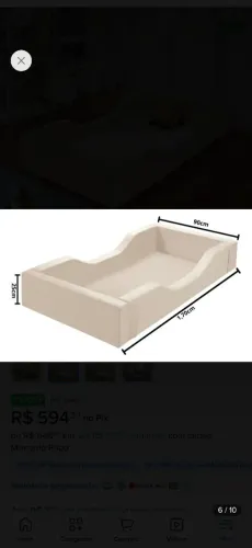 Doação - Cama montessoriana com colchão 