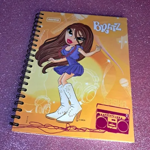 Caderno universitário Bratz Sasha - 96 fls