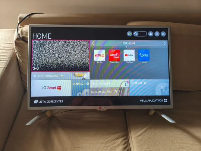 Smart TV Led 32 Polegadas LG 32LB580B - Wi-Fi, YouTube, HDMI, USB, Conversor Integrado.