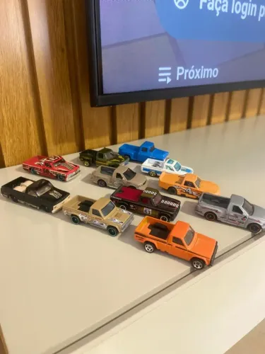 lote de caminhonetes hot wheels