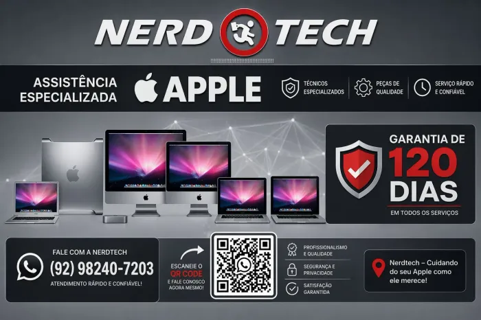 O Especialista Apple Macbook, iMac , Mac mini em domicílio