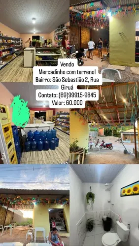 Mercadinho e terreno