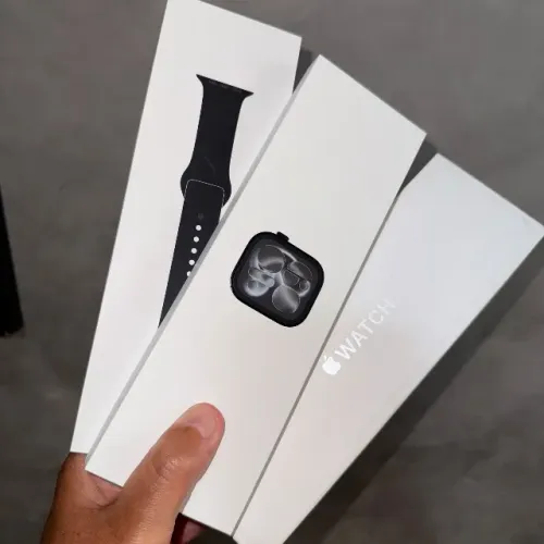Apple Watch Series 11 46mm Lacrado Cor Preto Brilhante !