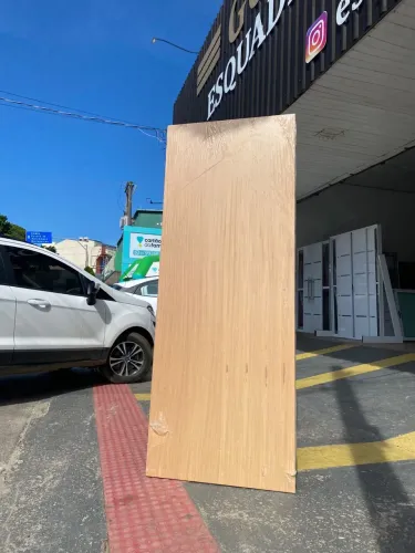 PORTA DE MADEIRA LISA ANGELIN PEDRA 60CM 70CM 80CM - CONDIÇÃO DIFERENCIADA