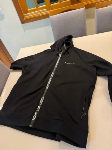 Jaqueta Porsche Weissach Original Preta com Capuz XL l