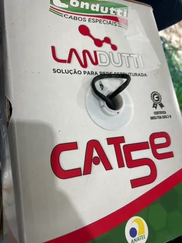 Cabo de rede cat 5 e 100 cobre