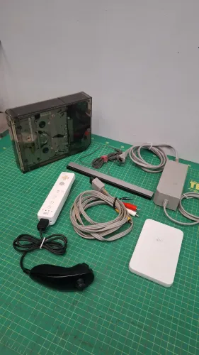 Nintendo Wii translúcido completo c/ HD500 GB
