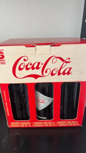 Kit Coca-Cola Garrafas Históricas - 6 Garrafas Lacradas