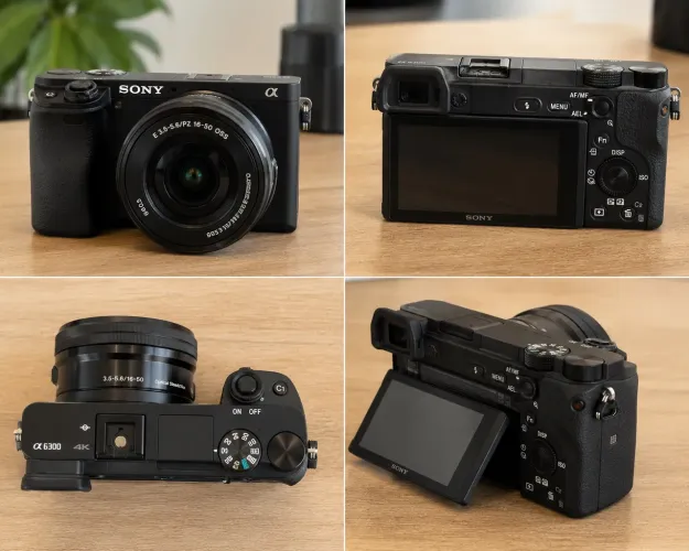 Sony Alpha 6300 + 16-50mm ? Kit Completo com caixa